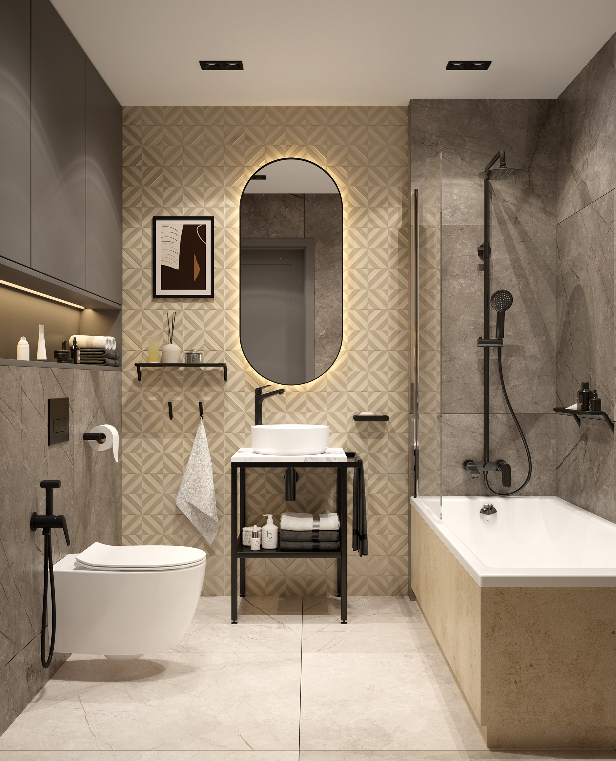 Round  tualetes papīra turētājs - Image 5