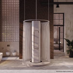 SILIA dvieļu tūrētājs, matēts tērauds